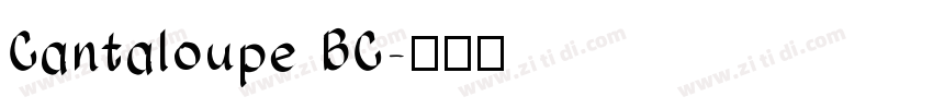 Cantaloupe BC字体转换